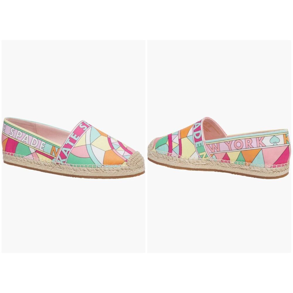New Kate Spade New York Geo Sun Espadrille Loafer Size 9.5 - Picture 2 of 6